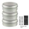 Magnetic Spice Tins with Lids Tinplate Kitchen Seasoning Box for Refrigerator