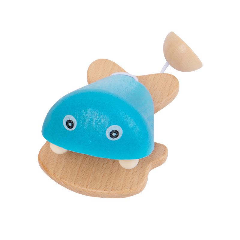 

Wooden Animal Clapper: Educational Musical Instrument for Children