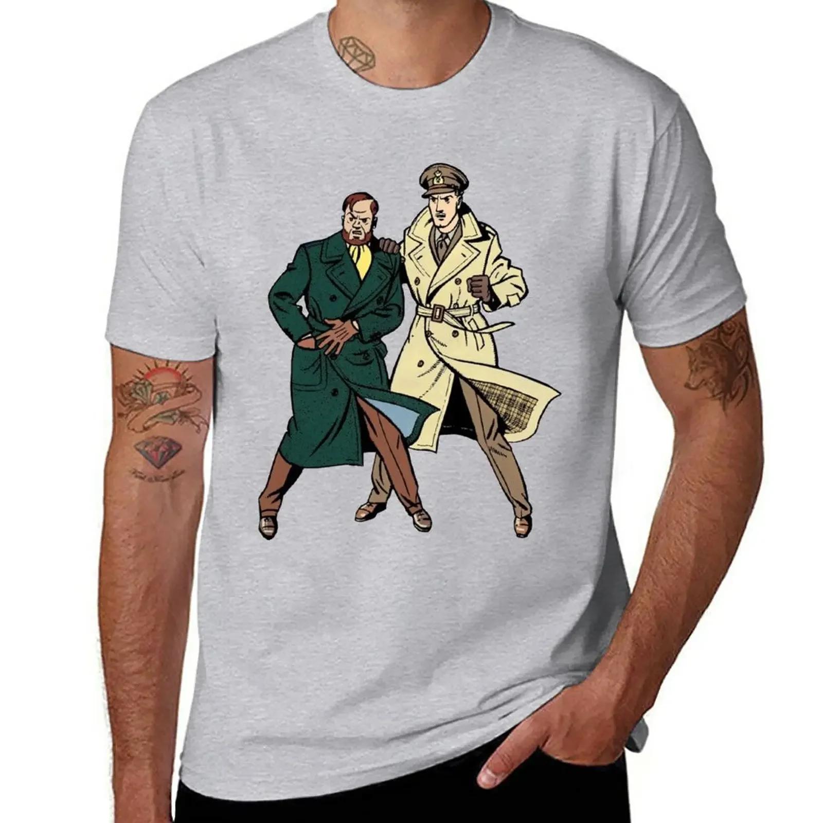 

Blake and Mortimer From The Yellow M La marque Jaune Cover TShirt animal prinfor boys new edition men graphic t shirts S