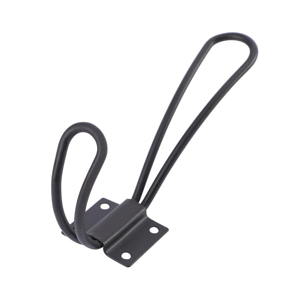 

Scarf Vintage Storage Rack Wall Mount Metal Hanging Key Holder Organizer Clothes Hanger Coat Hooks чорний