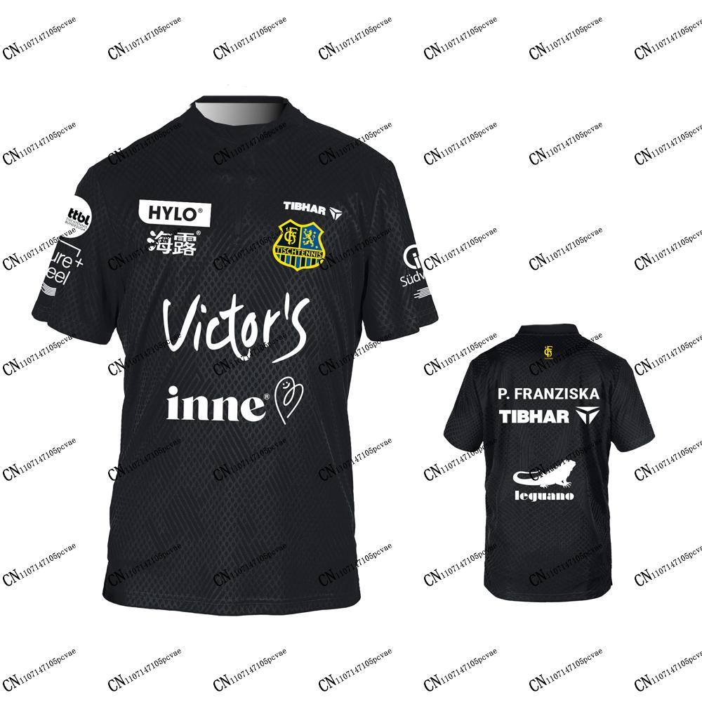 Deutschland Stil 2026 Neuheiten JURA Saarbrucken-TT Heim Auswärts 3D Druck Trikot Tischtennis T-Shirt Fan Freizeit Sport Erwachsene KIND 3XL