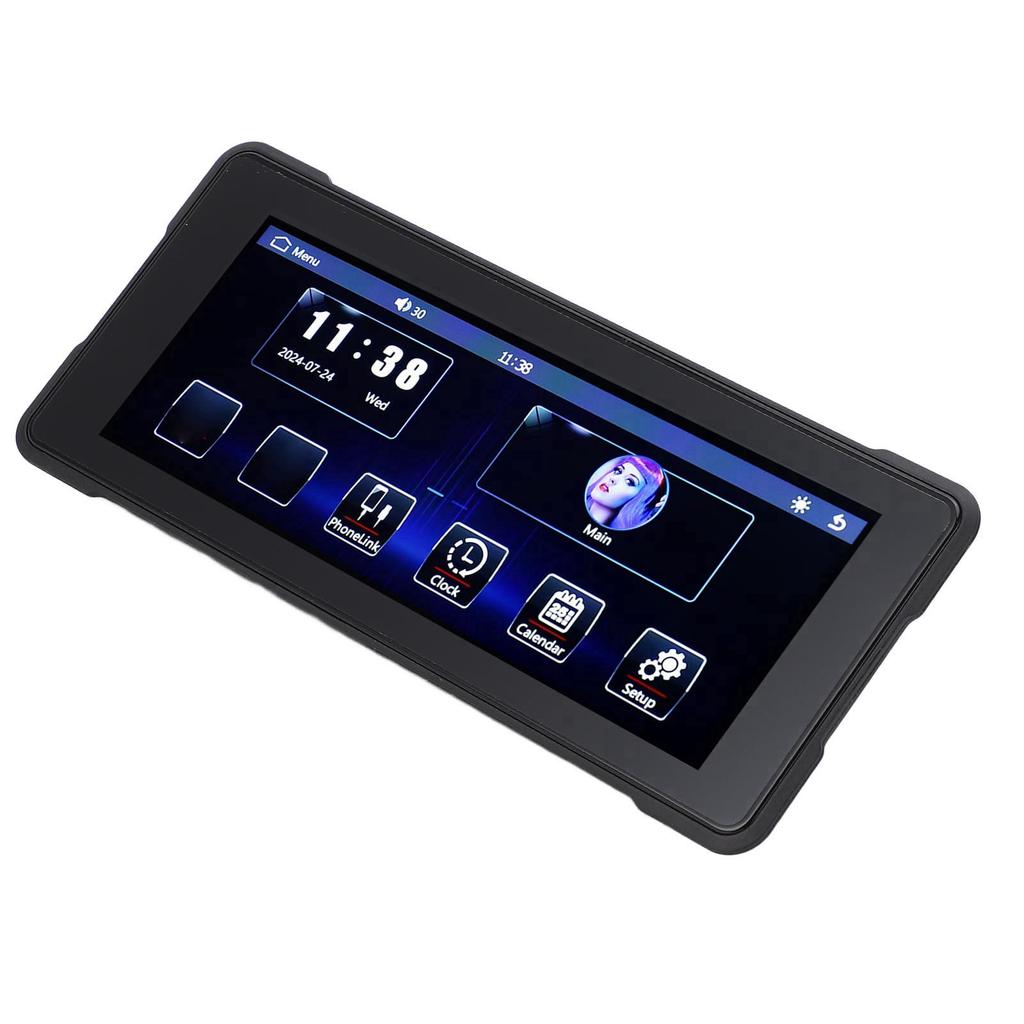 7inch Motorcycle GPS Navigator for Android Auto Carplay 7in Touch Screen Sunlight Readable Display