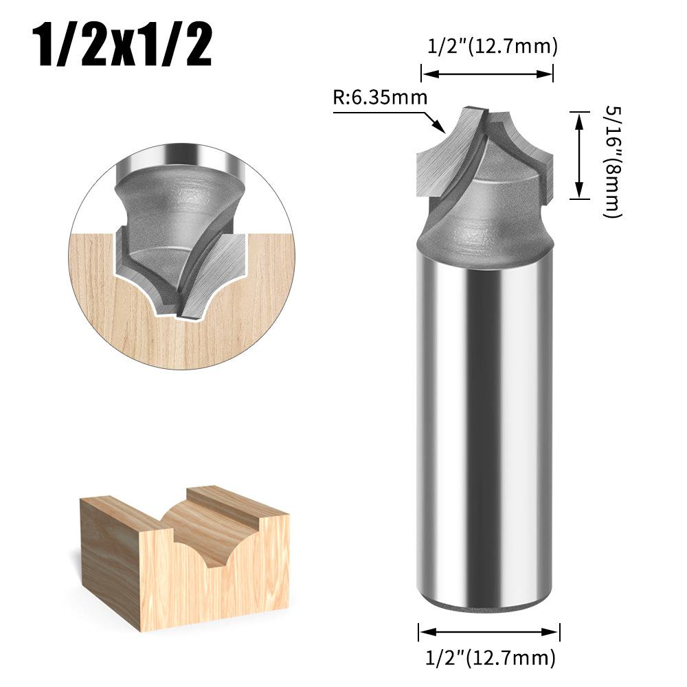 

Woodworking Opening Carving Knife, Slotting Knife Lace Knife 1/4R Knife, Engraving Machine Woodworking Knife, Double R Woodworking Opening Open Engraving Knife 1/2 * 1/2
