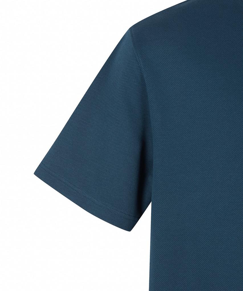 DISCOVERY EXPEDITION Men'S Freshvent Jacquard Training Short Sleeve T-Shirt (D/Turquoise)