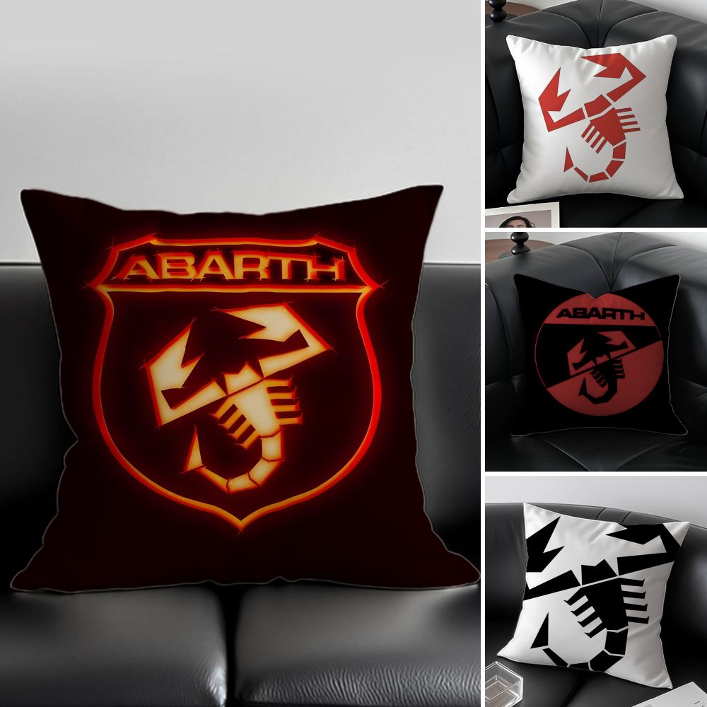 Auto Cool A-Abarth S-Scorpion Cushion Cover Pillow Case Soft Skin Friendly Fabric Comfort & Concealed Zipper