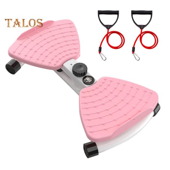 

Waist Twist Board с ручками, грузоподъемность 300 фунтов, нескользящий Waist Sculptor Twister, бесшумный, для мужчин и женщин, для тренировок на скручивание розовый