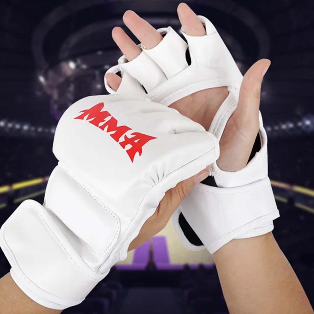 Martial Arts Training MMA Gloves with Breathable and Sweat-Resistant Material Suitable for Fighting Muay Thai