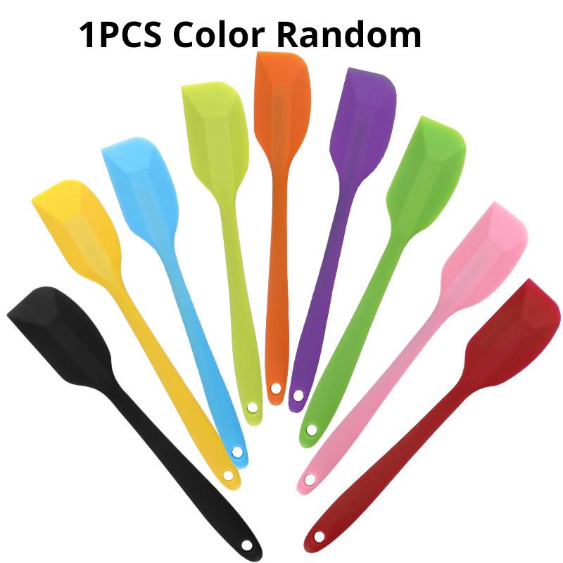 6/3PCS 21cm Silicone Integrated Scraper Cake Cream Spatula Kitchen Baking Tool