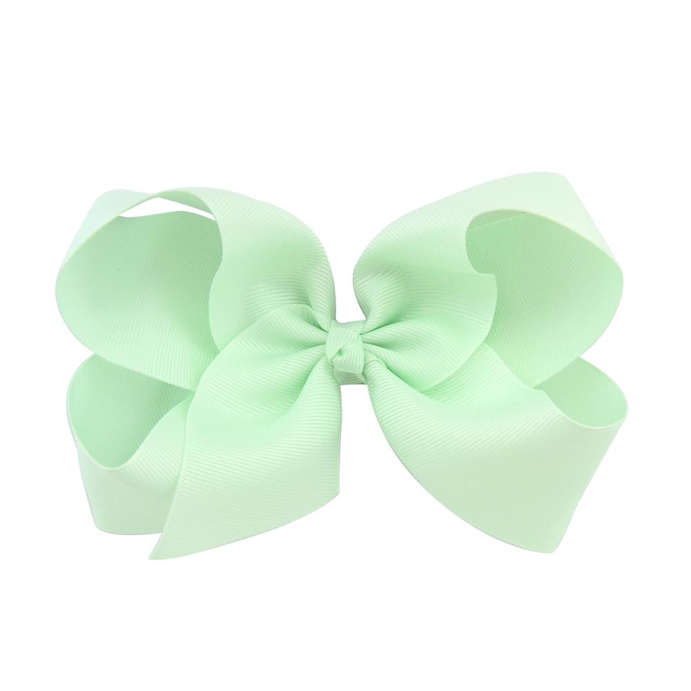 1Pc 40Colors 6'' Solid Colors Grosgrain Ribbon Hair Clips For Cute Girls Large Hairpins Boutique Barrettes Kids Hair Accessories