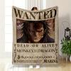 Wanted Poster with a High Bounty and Obscured Character Image. for All Seasons Blanket Lunch Break Throw Gift