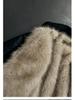 Men's Retro Pilot Leather Jacket: Mountain Eagle Cotton Winter Parka