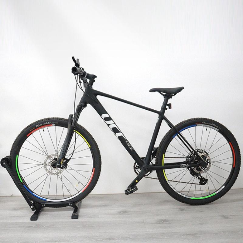 Bicycle folding parking stand, mountain bike portable repair support stand, display stand cycling accessories
