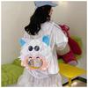 Anime Satoru Gojo Plush Backpack Single Shoulder Crossbody Bag Gift Cartoon