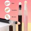 1 Stück 3ml Leerer Dreh-Kosmetikstift - Schwammspitze Lippenstift-Tiegel Foundation Concealer Spender Nachfüllbarer Make-up-Behälter