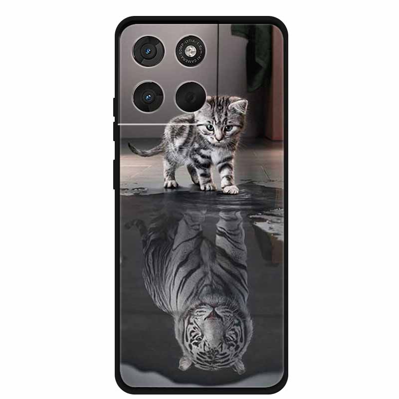 For Motorola Moto G57 Power Case Cute Cat TPU Phone Cover Soft Silicone Case For Moto G57Power Cases Shockproof Coque G 57 Power