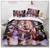 Game Genshin Impact Klee Cosplay Duvet Cover Anime Cartoon Bedding Set Diona Coplay Bed Set Quilt Comforter Covers Home Textiles