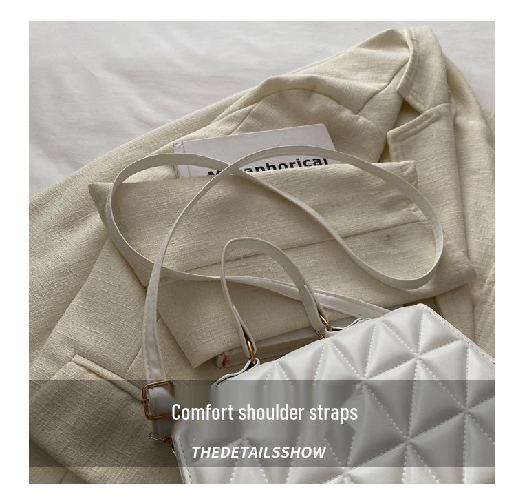 Solid Color Women's Crossbody Bag - 2024 Spring/Summer Fashionable Versatile Single Shoulder Bag