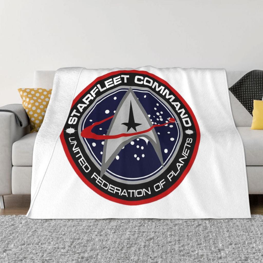 Star Treks Science Fiction TV Series Blanket Soft Warm Flannel Throw Blanket Bedding for Bed Living Room Picnic Travel Home Sofa