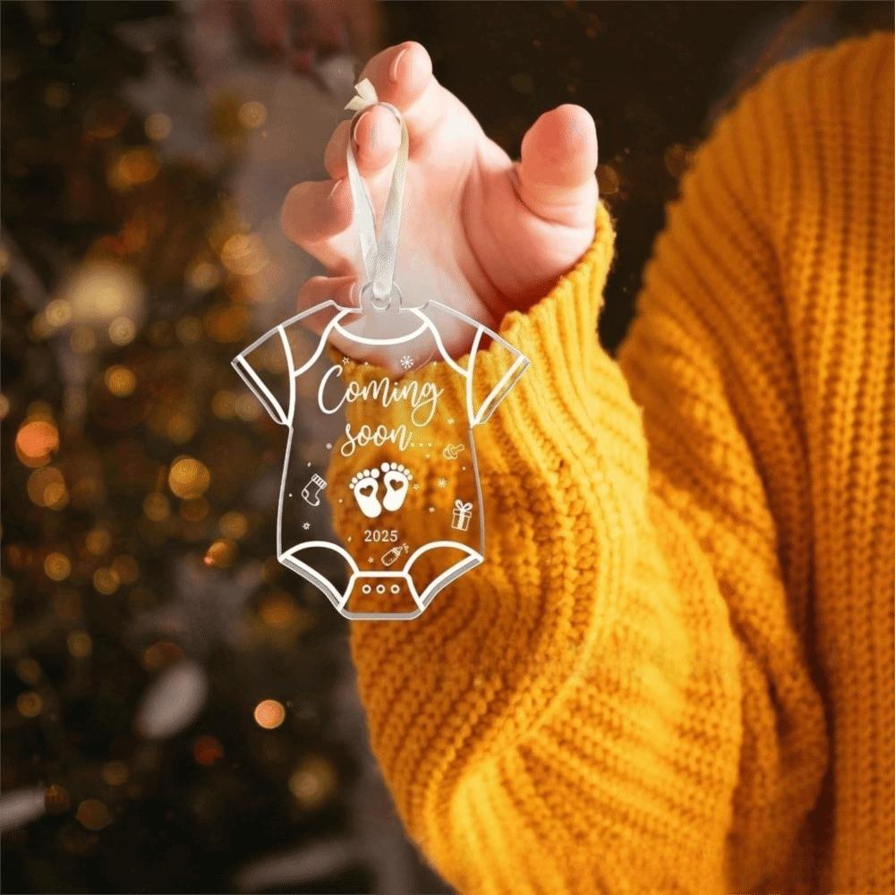 2026 Christmas Gifts Acrylic Pregnancy Announcement Christmas Ornaments  Pregnancy Announcement