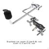 Cymbal Ratchet Clamp Attachment Adjustable Extension Arm Portable Removable