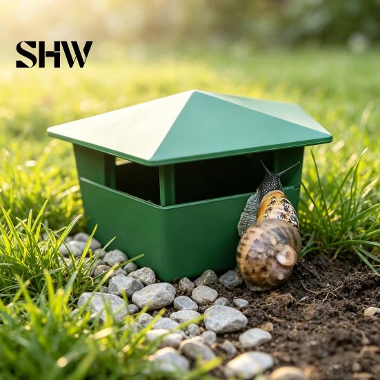 Safe Slug Repellent for Flowers Reusable Snail Trap, Beer Bait Not Included, Organic Control Plants Catcher Container, Physical Trap Gardens Vegetable