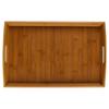 BAMBOO TRAY 44x29cm Rectangular NATURAL Brown