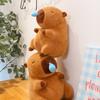 1-3pcs Big Snot Capybara Plush Toy Cute Capibara Stretch Snot Funny Fluffy Doll Kawaii Stuffed Animals Birthday Gift Home Decor