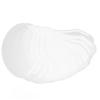 50pcs Disposable Face Visors Transparent Protective Shower Visors for Eyeliner Eyebrow Tattooing Eyelash Extension Hair