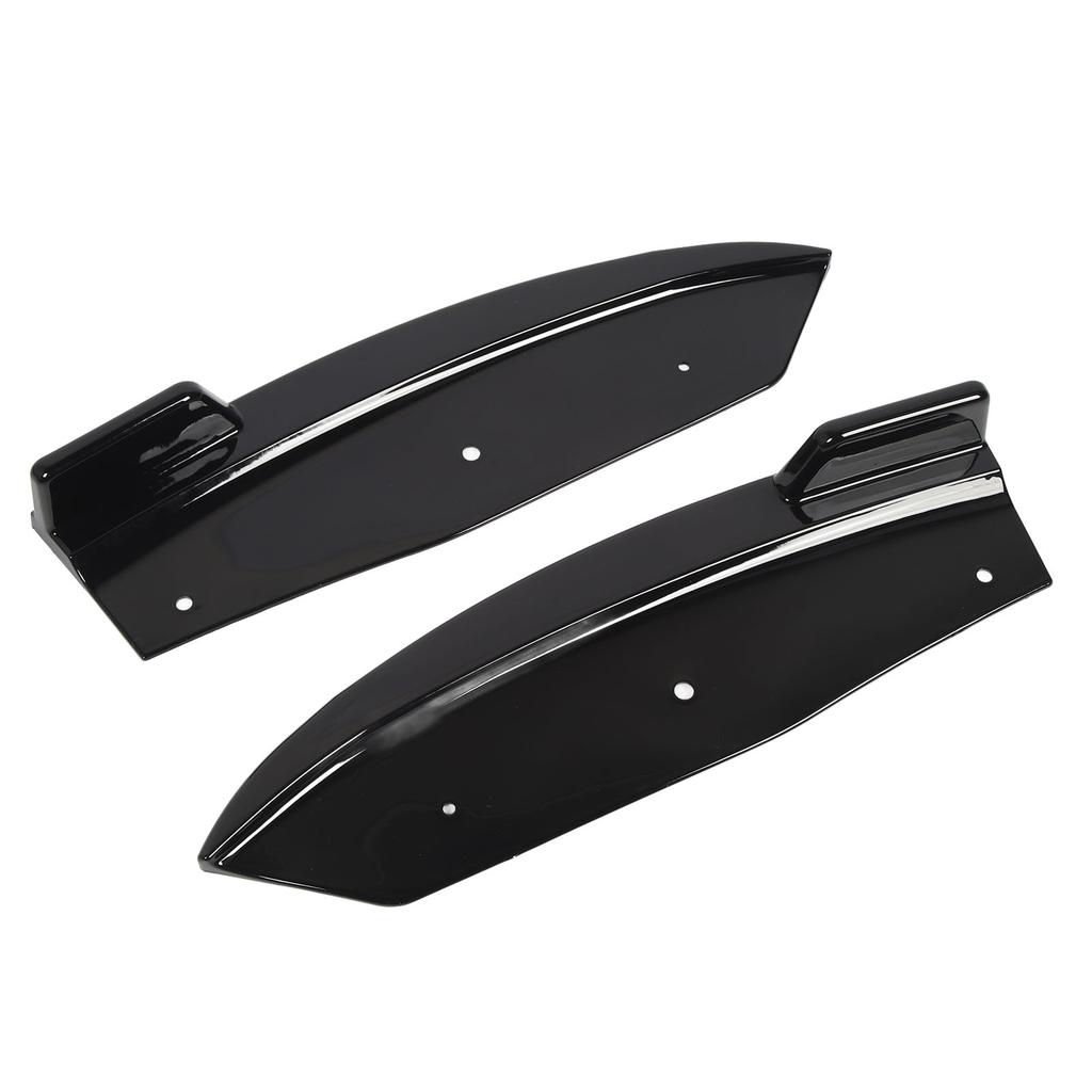 2 Pcs Rear Bumper Lip Spoiler Aerodynamic Lightweight Lower Chin Diffuser Splitter for X4 G02 M‑Sport 2018 To 2021