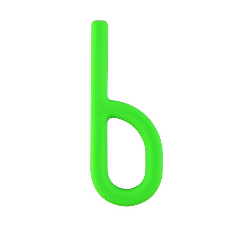 Κολιέ Οδοντοφυΐας Σιλικόνης σε σχήμα P & Παιχνίδι Μασήματος για Μωρά