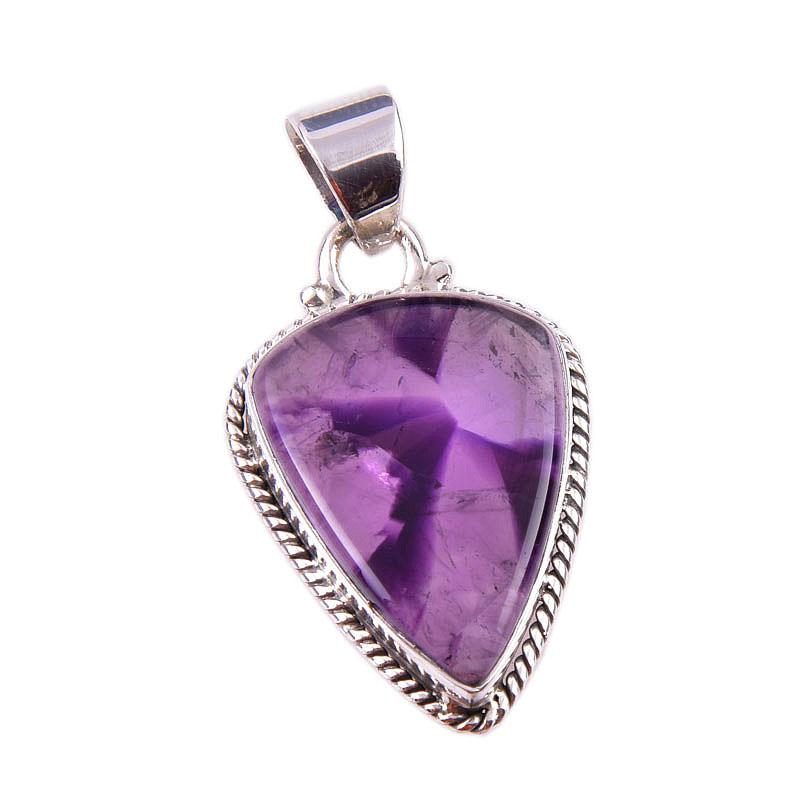 Natural Cacoxenite Gemstone 925 Solid Sterling Silver Jewelry Pendant 1.50" Y8m93