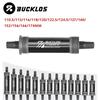 Bicycle Square Taper Bottom Bracket BB68 Threaded CNC 110.5/116/118/120mm Mountain Bike