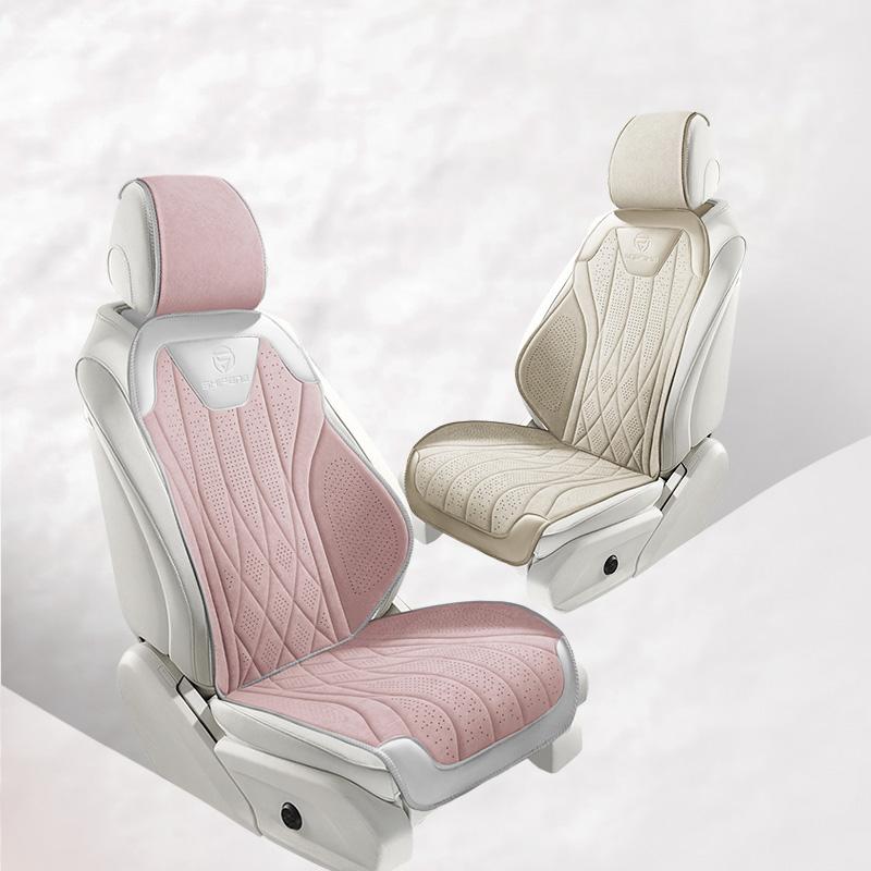 2026 Breathable Universal Car Seat Covers Suede Leather Seat Cushion Saddle Pad Accessories For Mercedes Benz w211 w212 W213