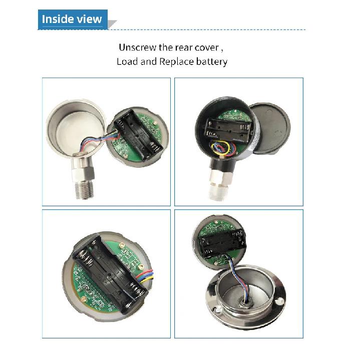 Digital Pressure Gauge Wireless bar mpa psi Air Liquid Fuel Oil Water LCD display Digital Pressure Manometer Low Pressure Gauge