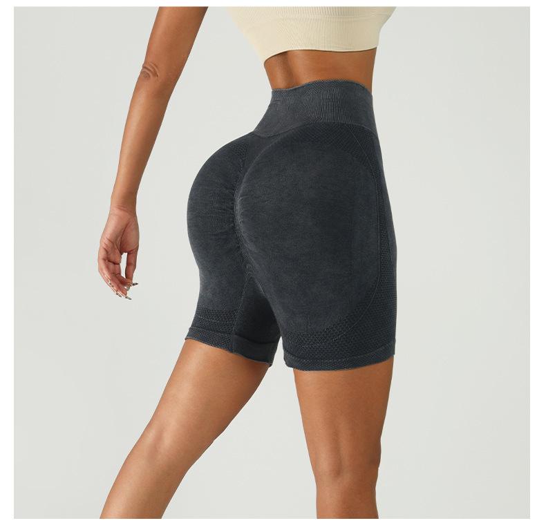Seamless High-Waisted Matte Yoga Pants - Quick-Dry Slimming Capri with Hip Lift Design