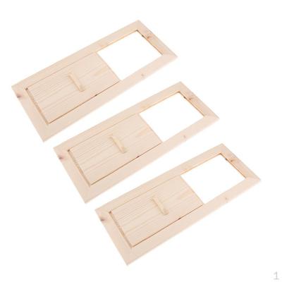3x Fichte Sauna Luftzirkulationspaneel, 13x5,1 Zoll, Zubehör