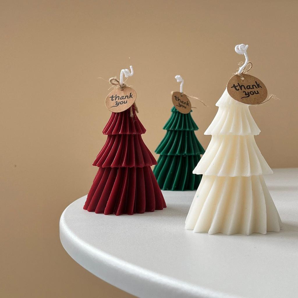 Christmas Soy Wax Aromatherapy Candle DIY Hand Gift Christmas Gift Holiday Atmosphere Shooting Props