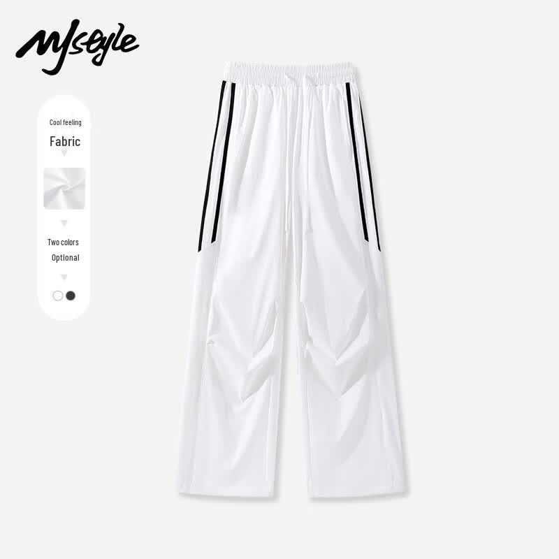 MJ STYLE Women s Colorblock Parachute Cargo Pants XL