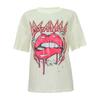Hip Hop Style Hollow Graphic T-shirt Summer Women Loose Personality Top