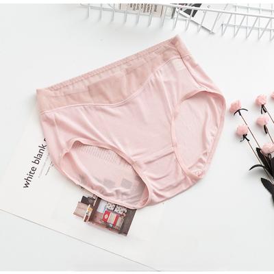 1 Stück Sexy Dreieck-Slip mit niedriger Taille aus Spitze Seidig glatte und hochelastische Seiden-Unterwäsche