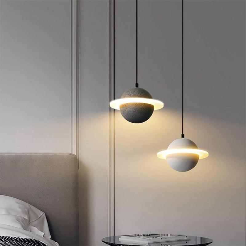 Modern Multicolor Resin Pendant Light for Living Room, Bedroom, or Cafe