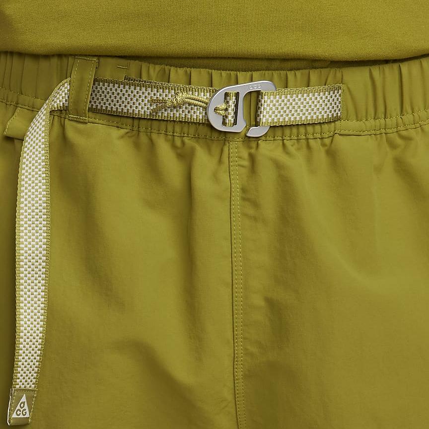 Nike ACG Solid Logo Straight Loose Shorts Men Bottoms Olive CZ6704-390