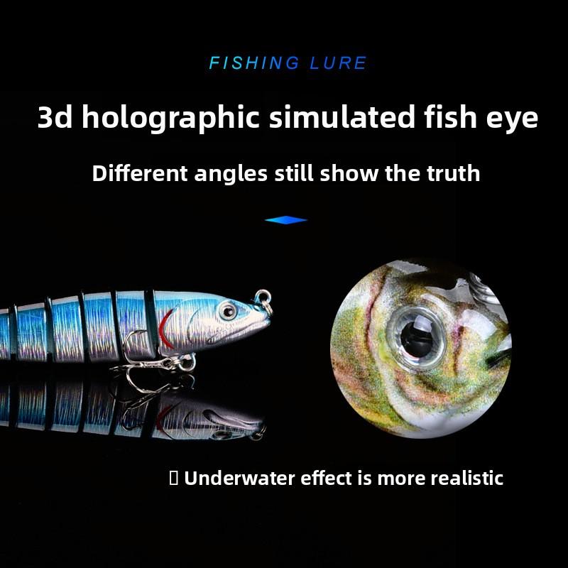 Luya Bait Multi-section Fake Bait, Luya Bait 8-section Multi-section Fish Luya Bait Wholesale Hard Bait