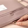 Portable Waterproof File Organizer Double Layers Large Capacity Document Bag For Office School Supplies Travel Storage Oxford Cloth Holder