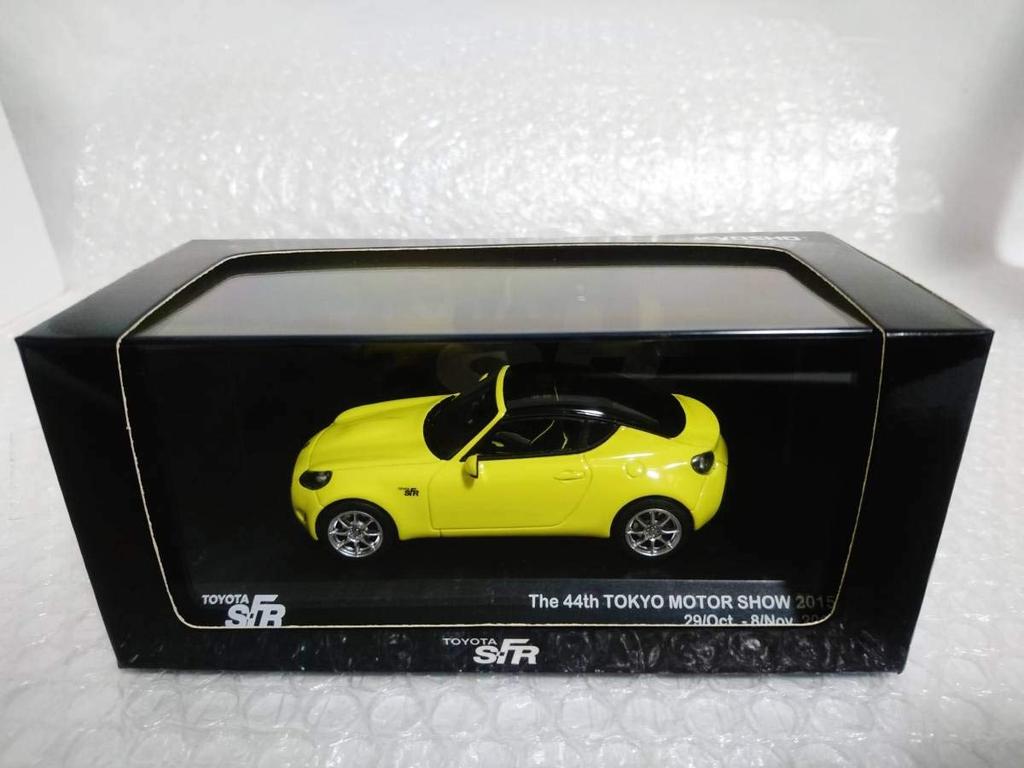 Exhibition item Case unopened Limited to 500 units Kyosho The 44th TOKYO MOTOR SHOW 2015 TOYOTA original Yellow KSR43002Y + + 1/43 S-FR