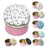 Needle Cushion Box Soft Multi-use Fabric Creative Flower Pattern Pin Cushion Box for Home
