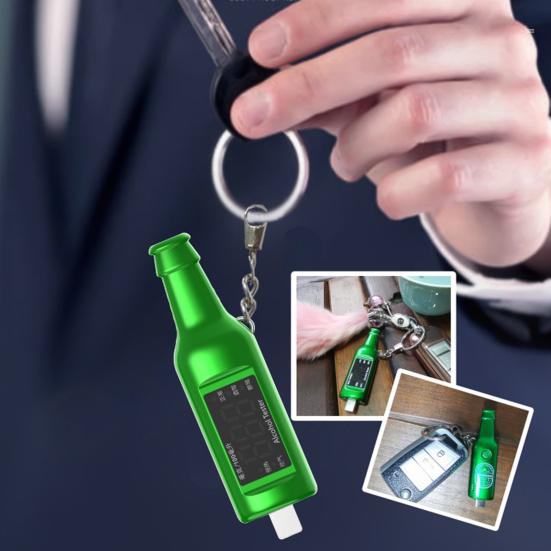 LED Indicator Breathalyzer Air Blowing Type Professional Strong Anti-interference Breath Analyzer