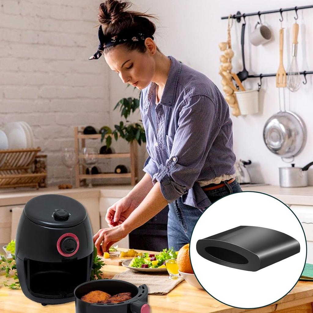 16 Pcs Rubber Non-Scratch Protective Covers Tip Silicone Pieces Air Fryer Tray Rubber Feet Air Fryer Rubber Bumpers Air Fryer Replacement Parts