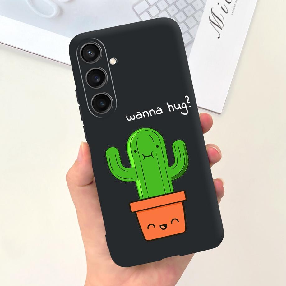 For Samsung S24+ S24 Plus Case Cover Samsung Galaxy S24 Ultra Pro Capa Camera Protector Shockproof TPU Soft Fundas With Pattern