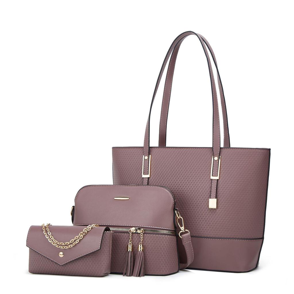 2024 European & American Multifunctional Tote: Mother-Child Large, Medium, & Small Capacity Handbag